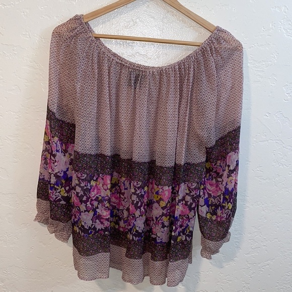 Anthropologie Fei Floral Silk Blouse Size:S - Picture 3 of 4